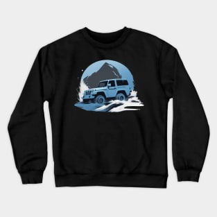 Jeep vehicle Blue Design Crewneck Sweatshirt